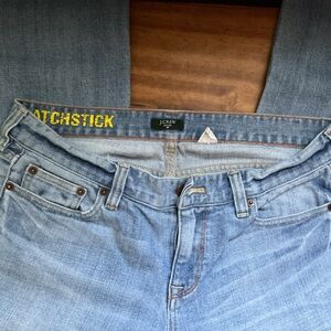 Jcrew matchstick stretch cropped jeans